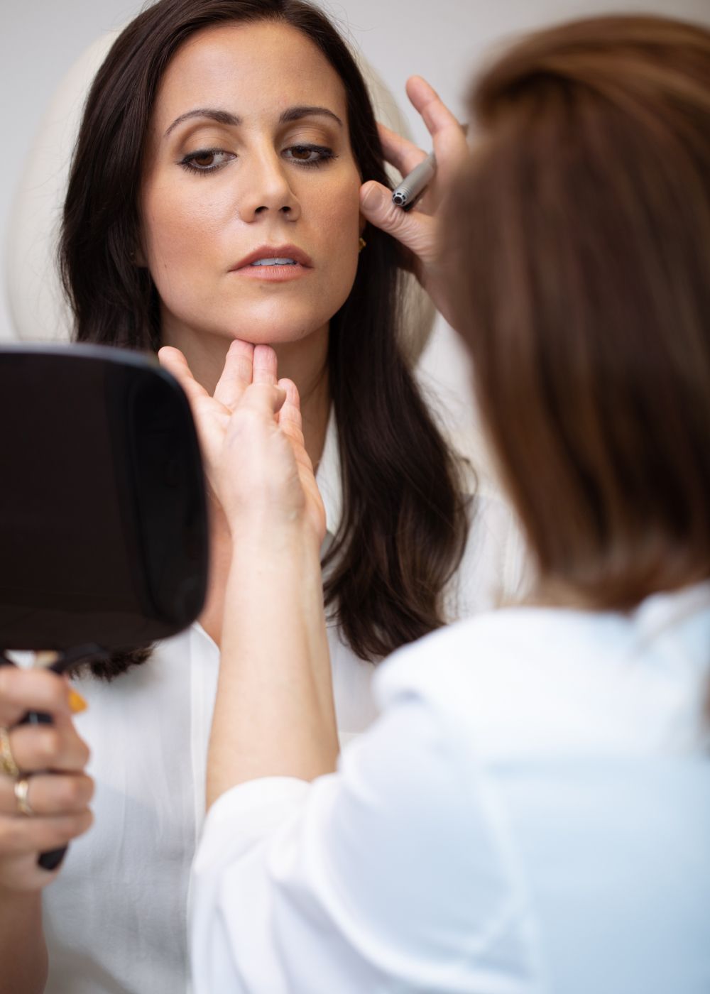 Chesterfield Plastic Surgeon, Dr. Judith Gurley with patient